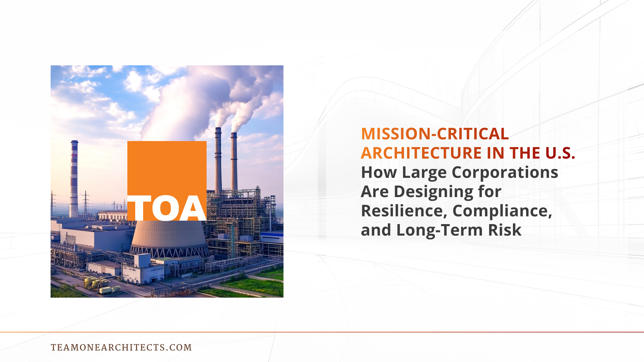 Mission-Critical Architecture USA 2026: Resilience, Compliance & Net-Zero Design for Data Centers, Biotech R&D & Healthcare Facilities