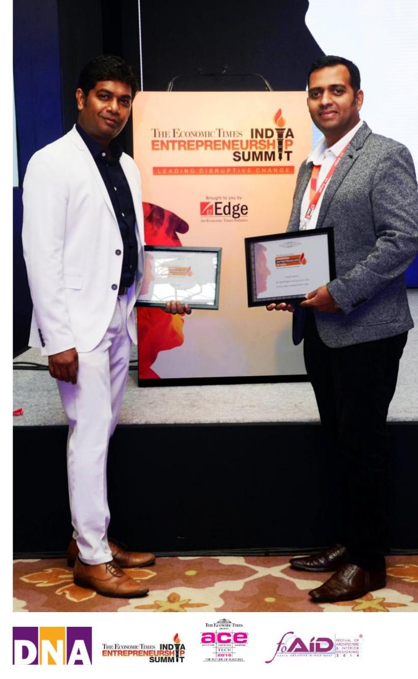 Team One Architects at The Economic Times India Entrepreneurship Summit